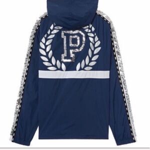 VS PINK Snap Funnel Neck Sport Jacket